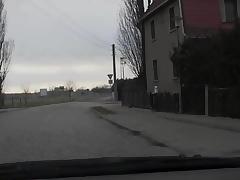 Королевский минет в машине в исполнении польской проститутки очень понравился водителю